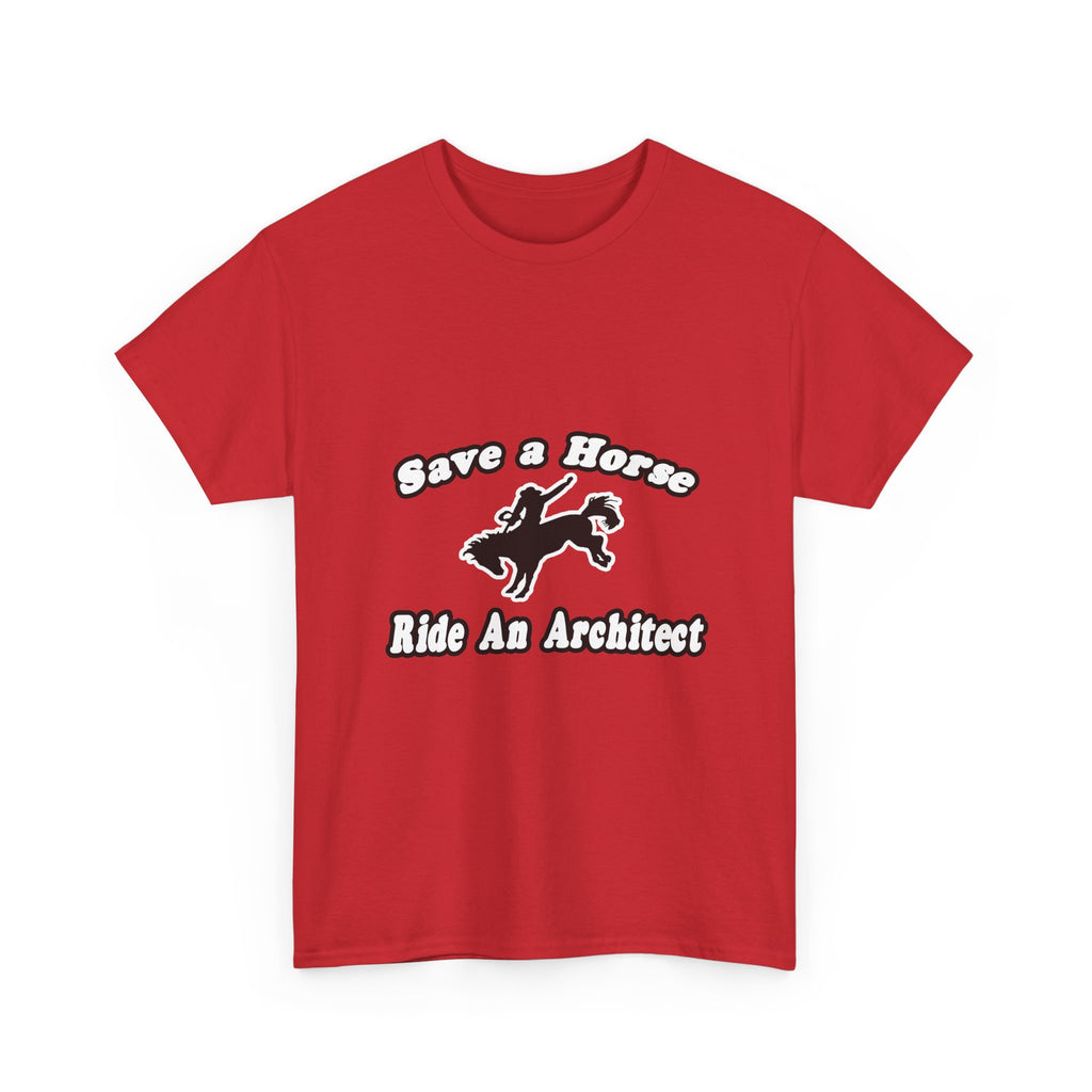 Save Horse, Ride Architect - Unisex Heavy Cotton Tee