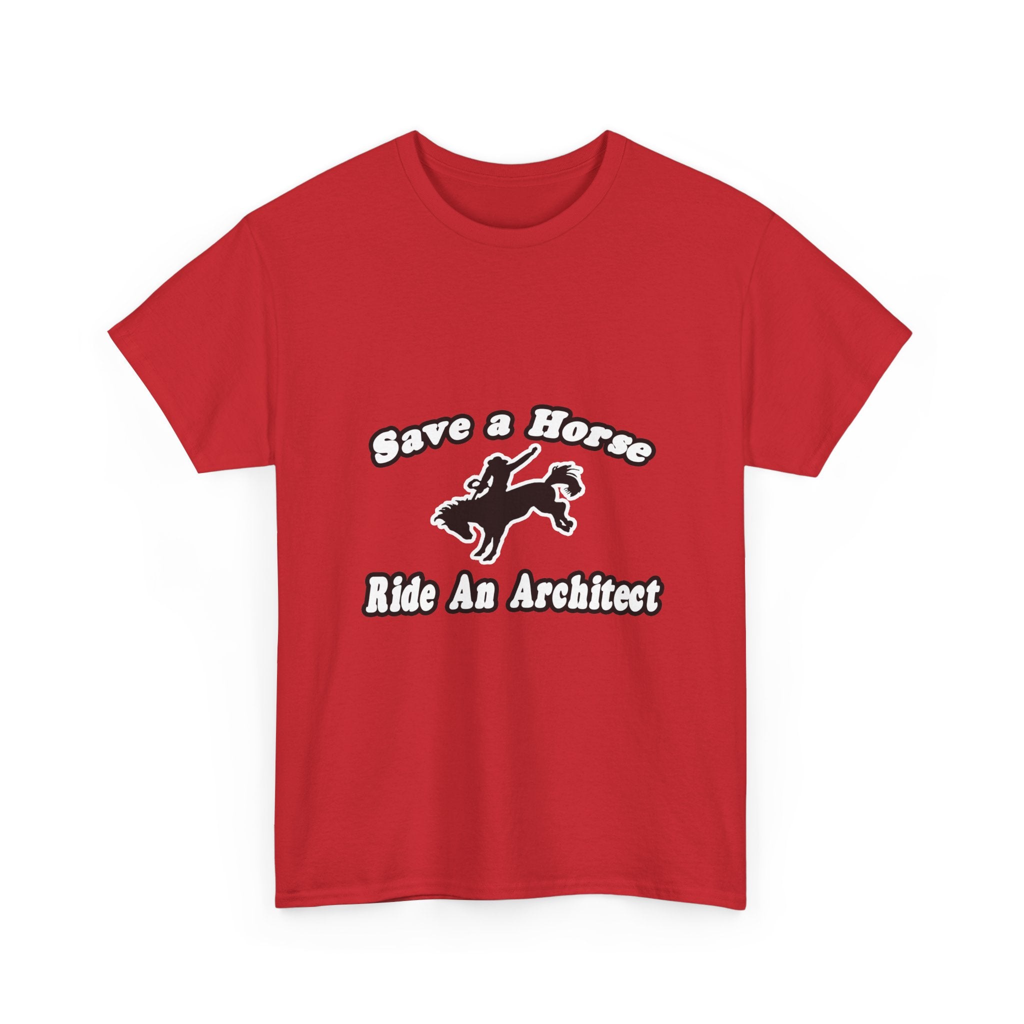 Save Horse, Ride Architect - Unisex Heavy Cotton Tee