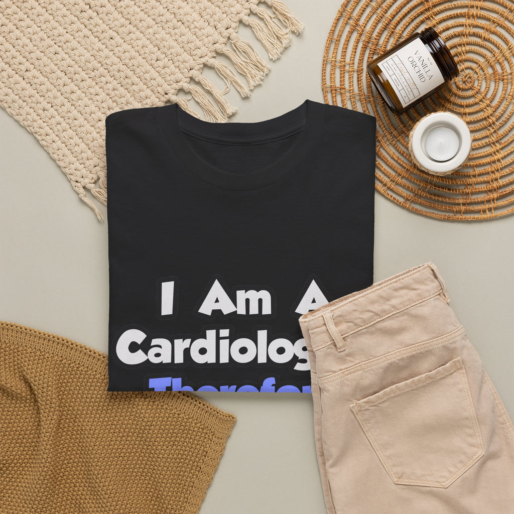 I Am A Cardiologist, Therefore I Drink - Unisex Heavy Cotton Tee