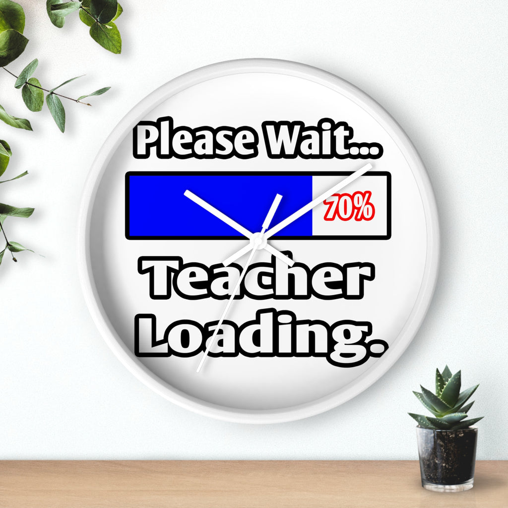 Please Wait...Teacher Loading - Wall Clock