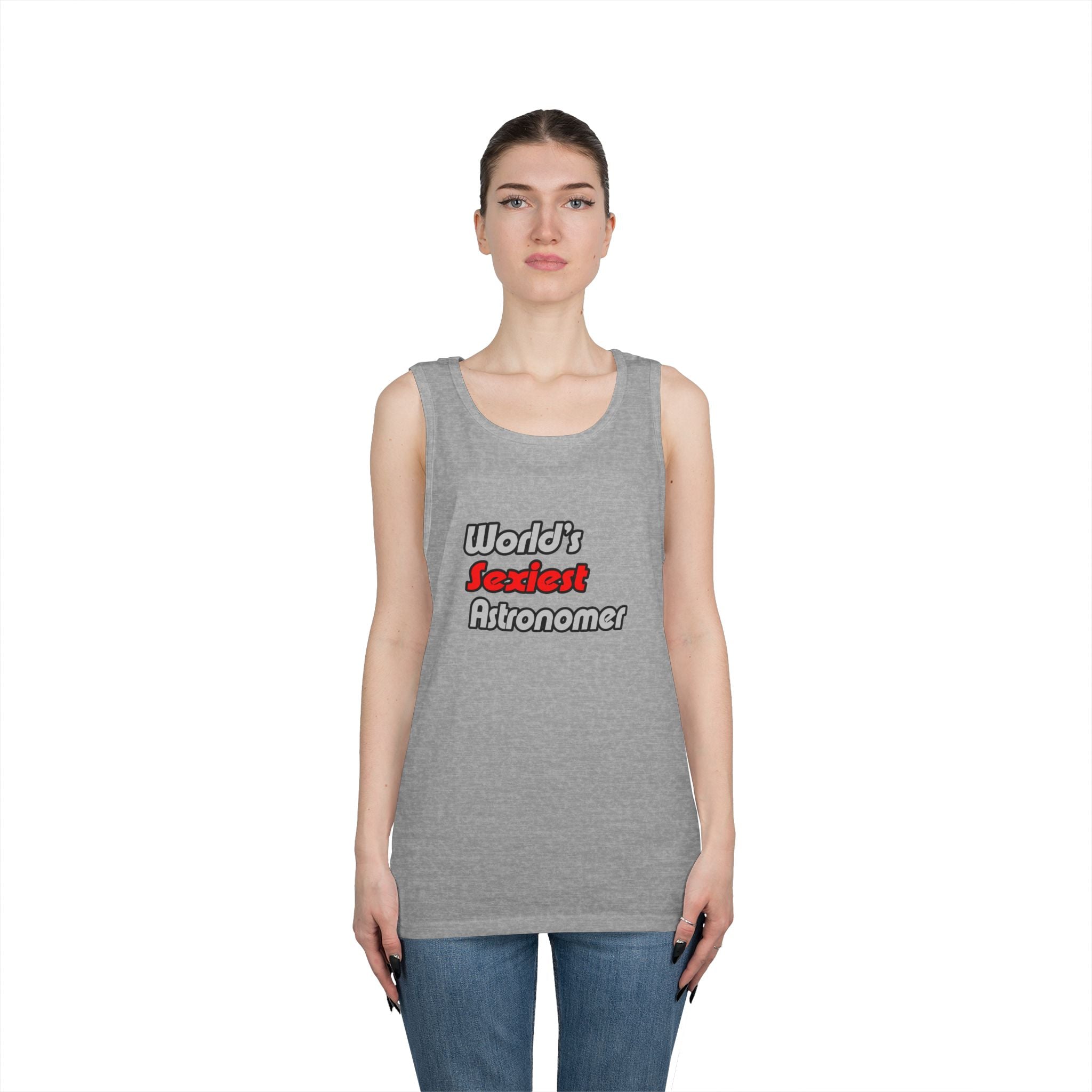 World's Sexiest Astronomer - Unisex Heavy Cotton Tank Top