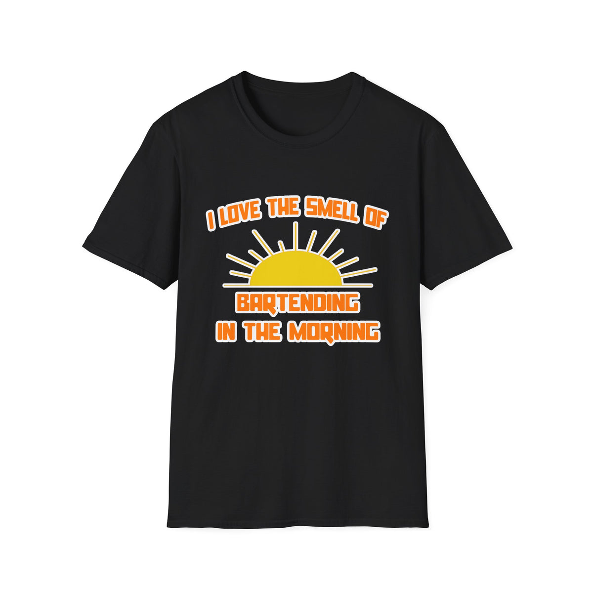 Smell of Bartending in the Morning - Unisex Softstyle T-Shirt