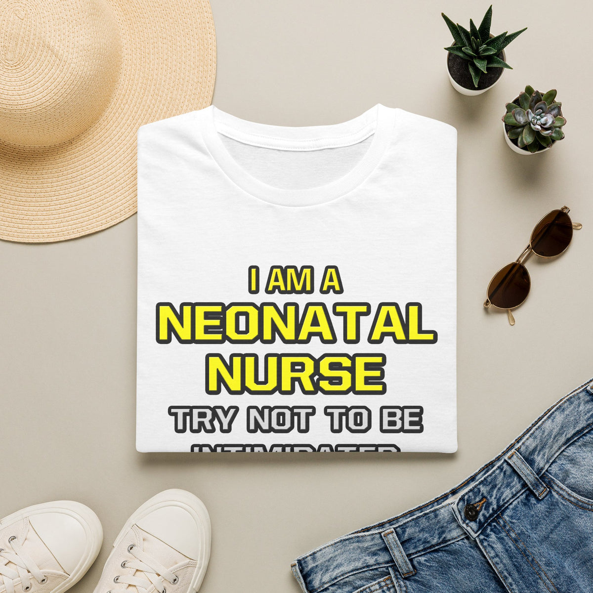 Neonatal Nurse...Superior Intelligence - Unisex Softstyle T-Shirt