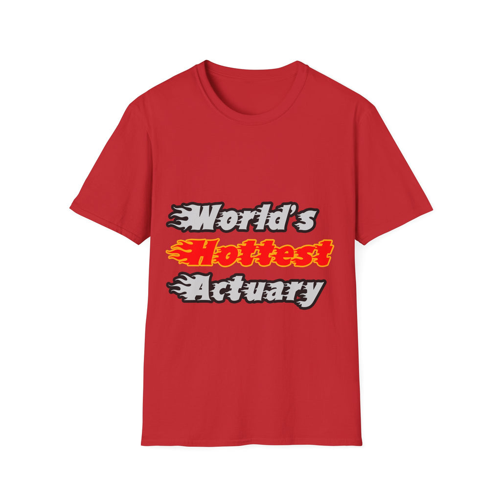 World's Hottest Actuary - Unisex Softstyle T-Shirt
