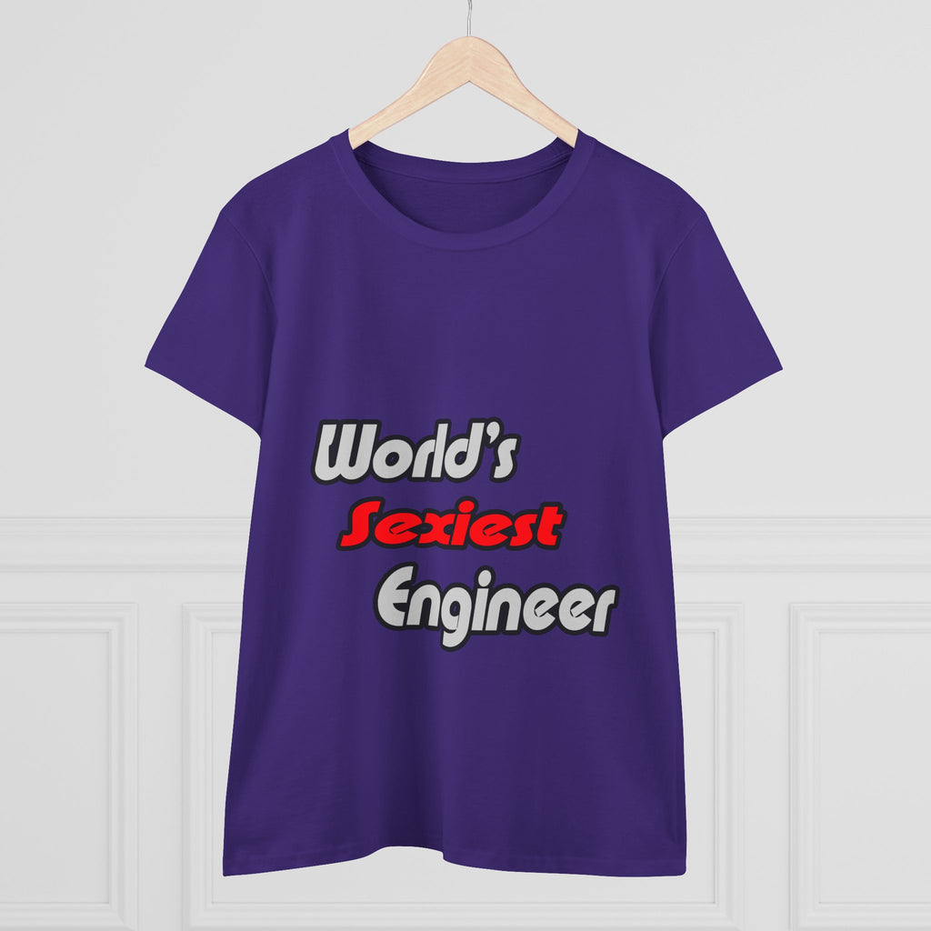 World's Sexiest Engineer - Women's Midweight Cotton Tee