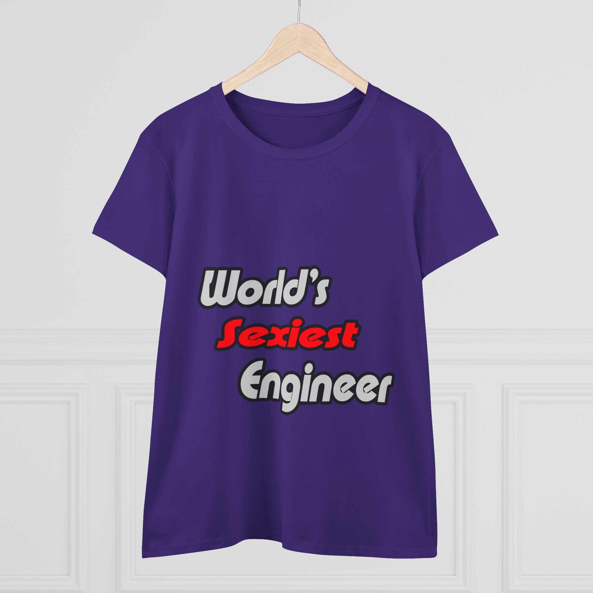 World's Sexiest Engineer - Women's Midweight Cotton Tee