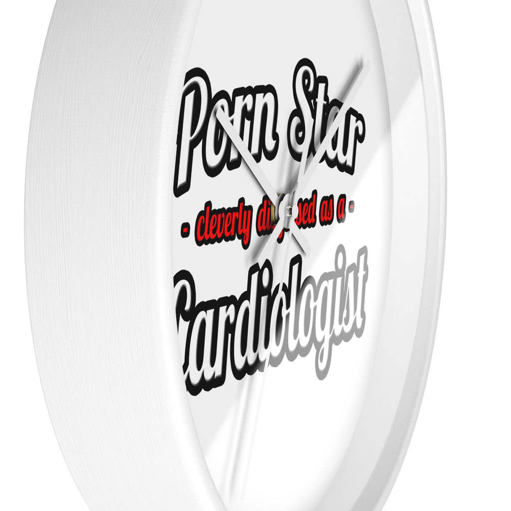 Porn Star...Cardiologist (2) - Wall Clock