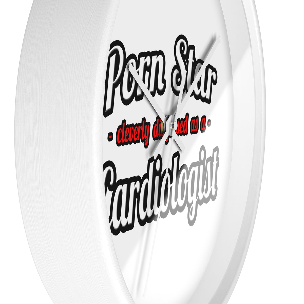 Porn Star...Cardiologist (2) - Wall Clock