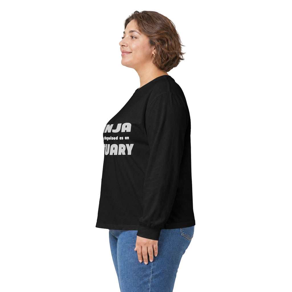 Ninja Cleverly Disguised As An Actuary - Unisex Ultra Cotton Long Sleeve Tee