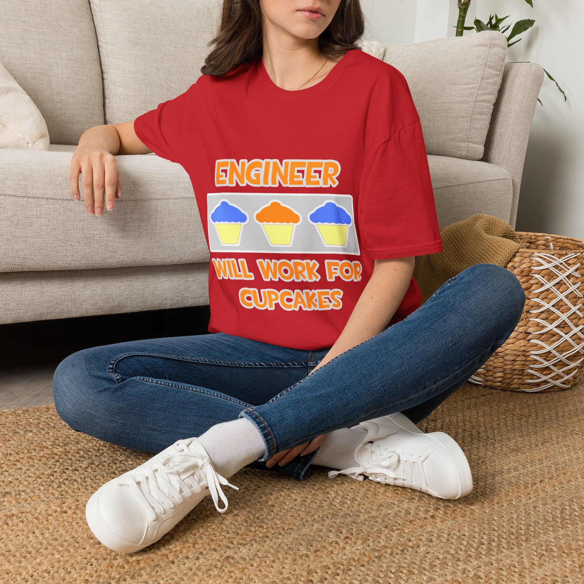 Engineer ... Will Work For Cupcakes - Unisex Softstyle T-Shirt