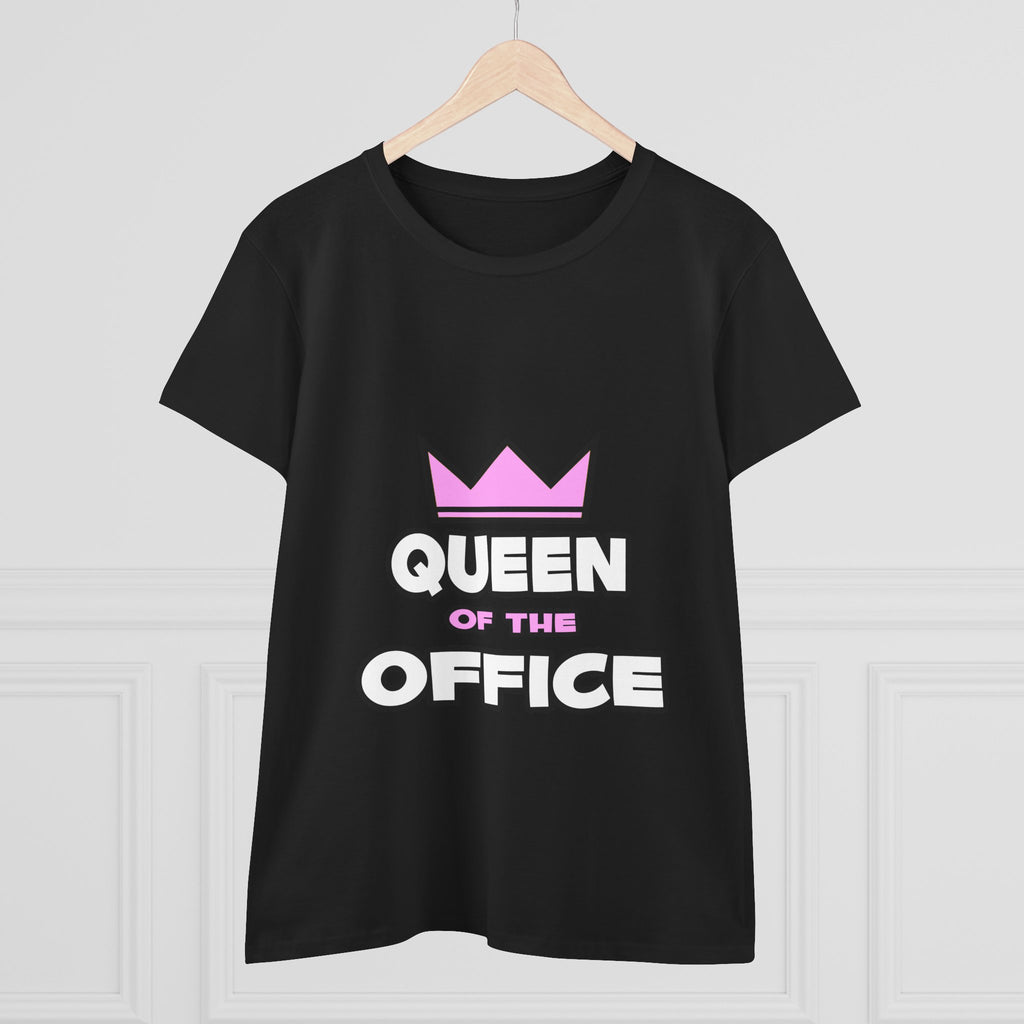 Queen of the Office - Women's Midweight Cotton Tee