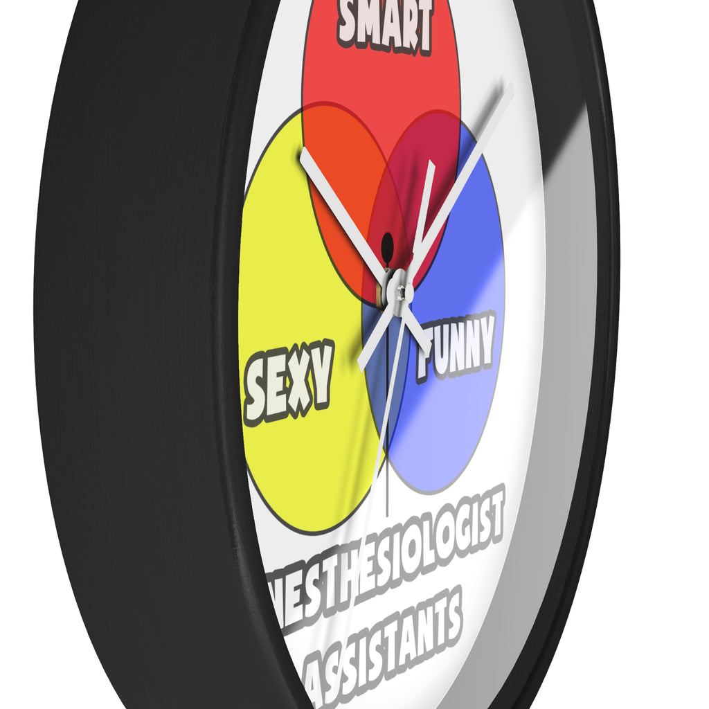 Venn Diagram .. Anesthesiologist Assistants - Wall Clock