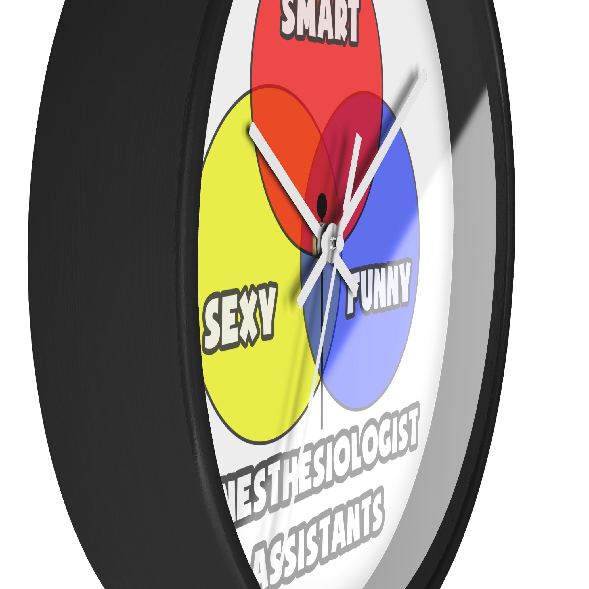 Venn Diagram .. Anesthesiologist Assistants - Wall Clock