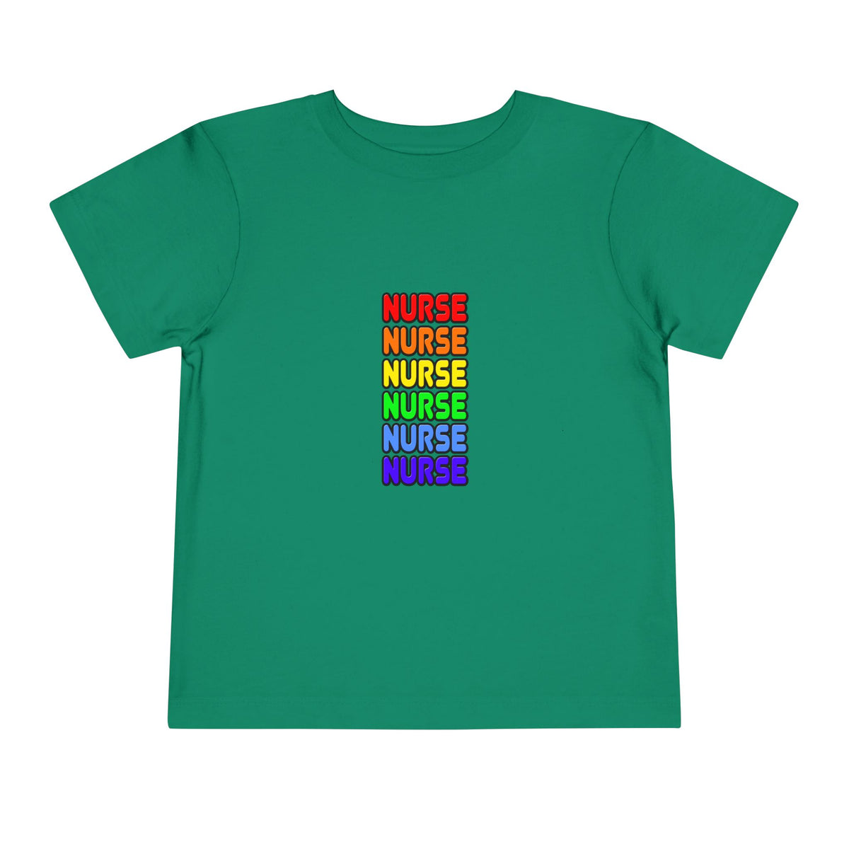 Rainbow Nurse - Toddler Short Sleeve Tee