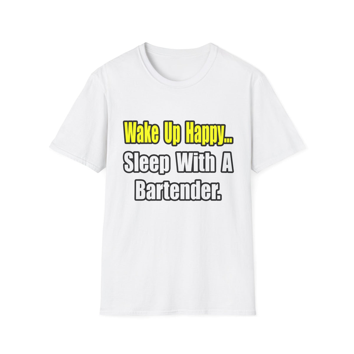 Sleep With a Bartender - Unisex Softstyle T-Shirt