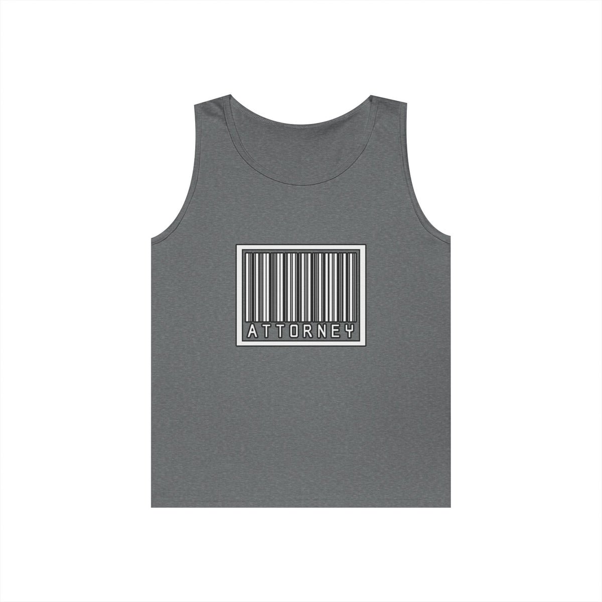 Barcode Attorney - Unisex Heavy Cotton Tank Top
