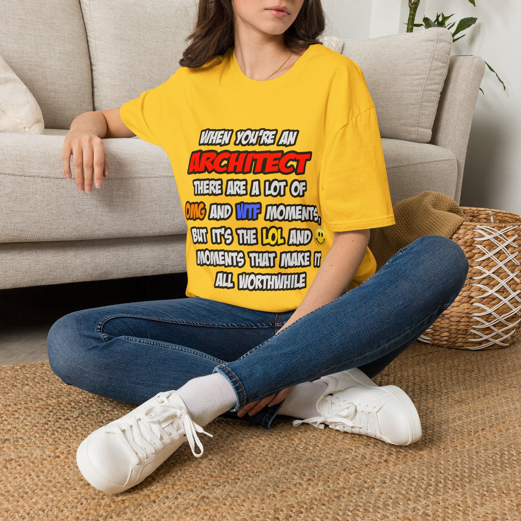 Architect .. OMG WTF LOL - Unisex Softstyle T-Shirt