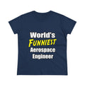 World's Funniest Aerospace Engineer - Women's Midweight Cotton Tee