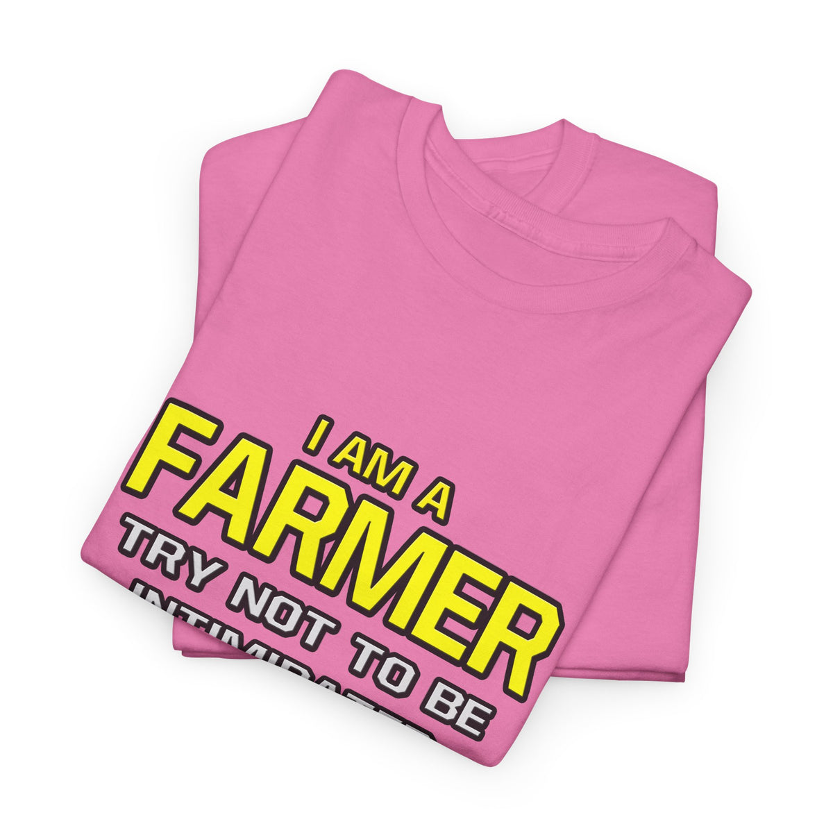 Farmer...Superior Intelligence - Unisex Heavy Cotton Tee