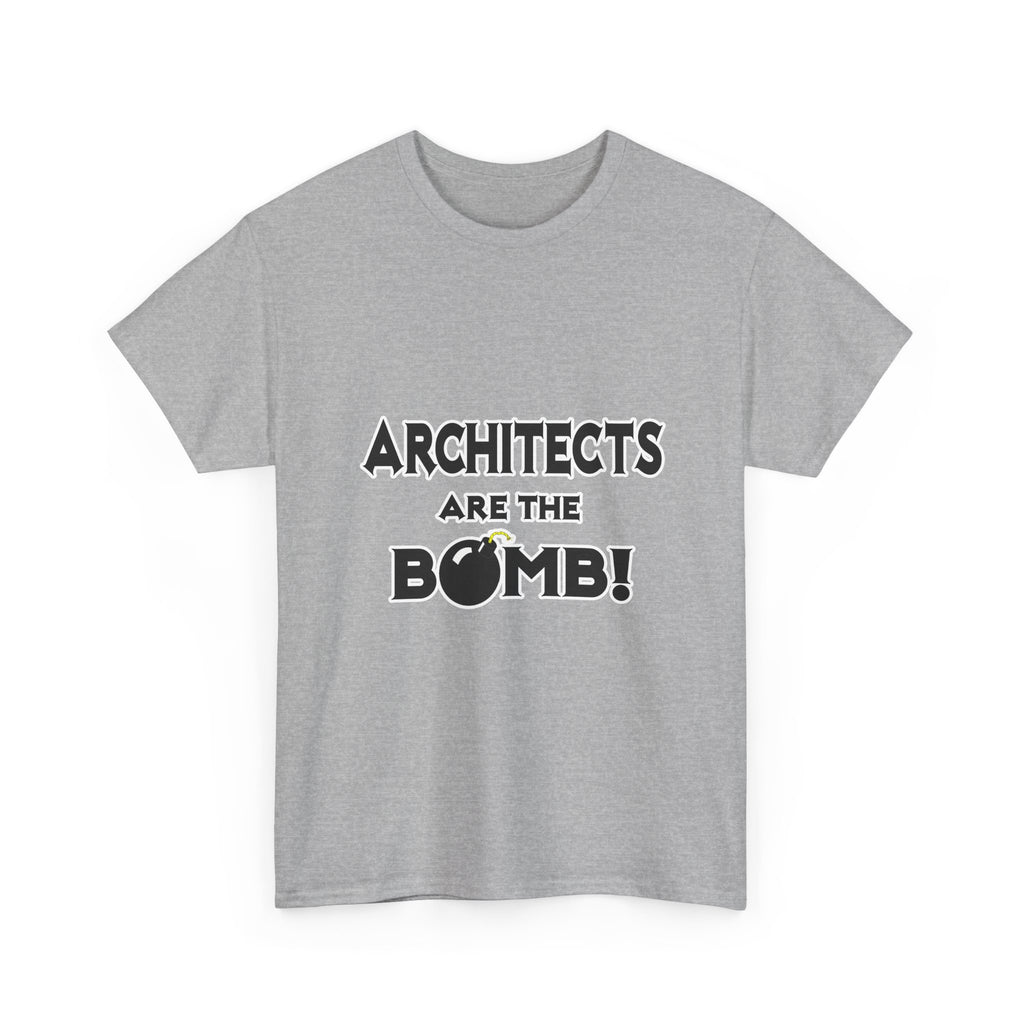 Architects Are The Bomb! - Unisex Heavy Cotton Tee