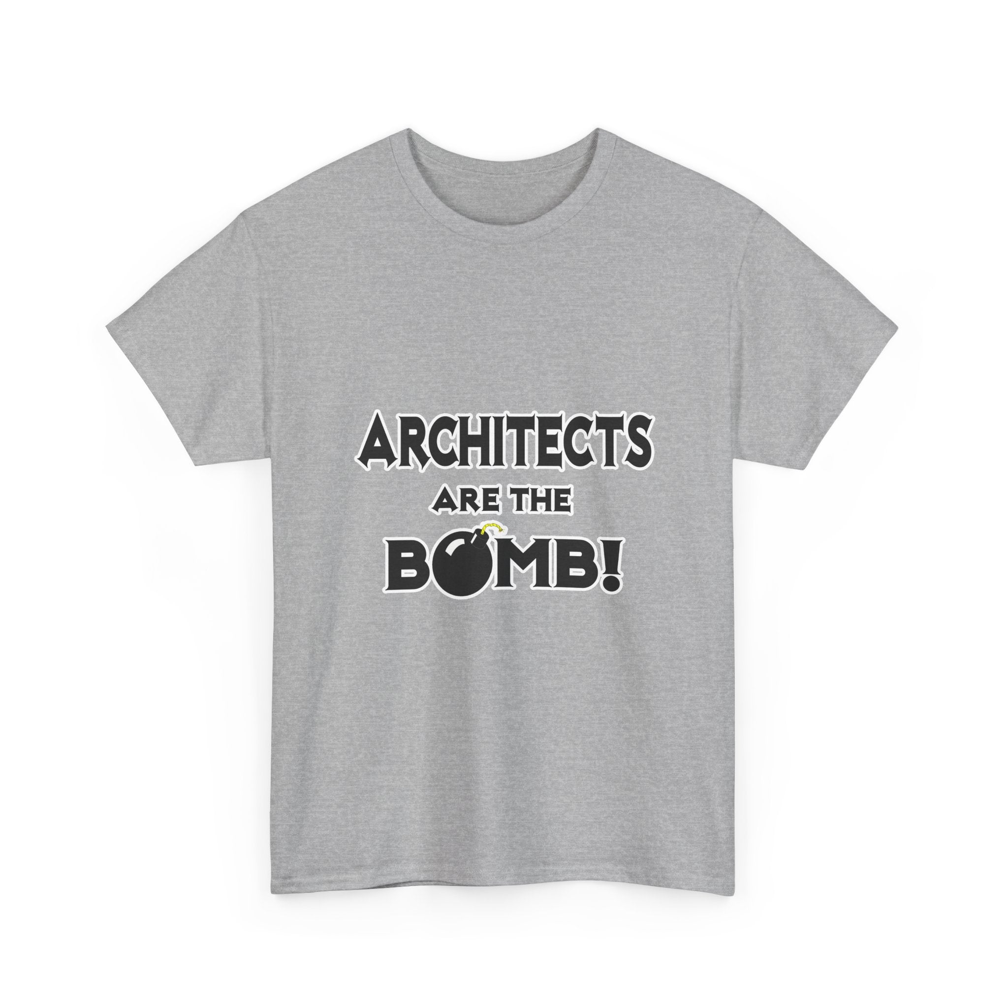 Architects Are The Bomb! - Unisex Heavy Cotton Tee