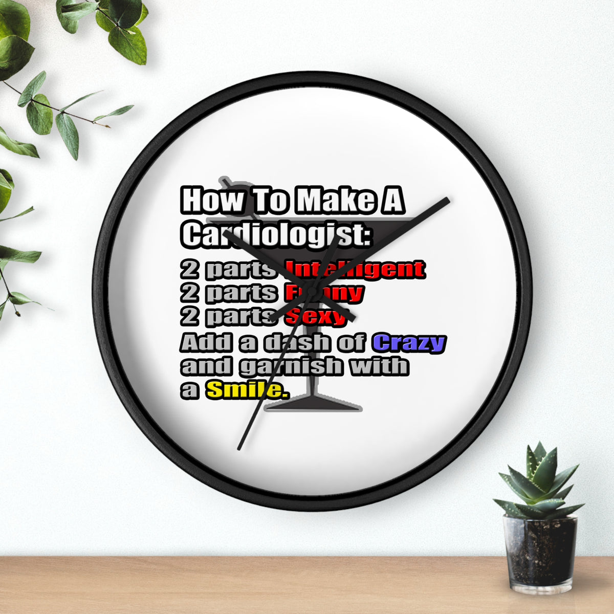 How To Make a Cardiologist - Wall Clock