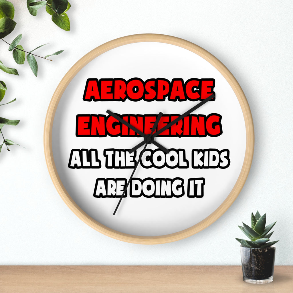Funny Aerospace Engineer Shirts and Gifts - Wall Clock