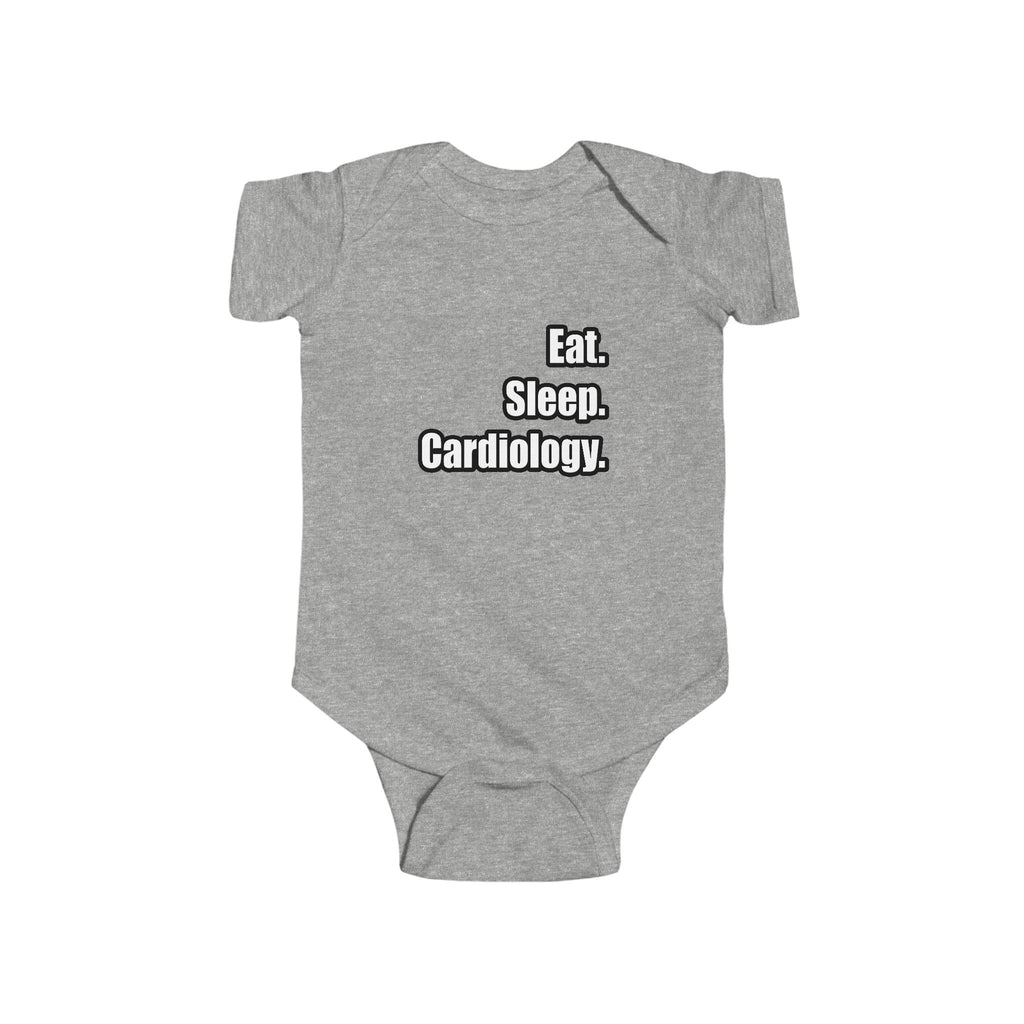 Eat. Sleep. Cardiology - Infant Fine Jersey Bodysuit