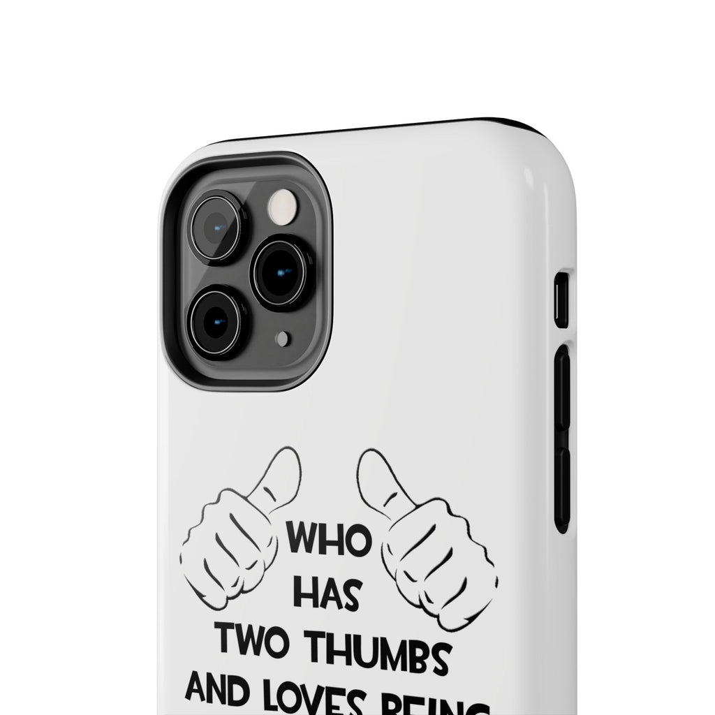 Two Thumbs and Loves Being an Astronomer - Tough Phone Cases