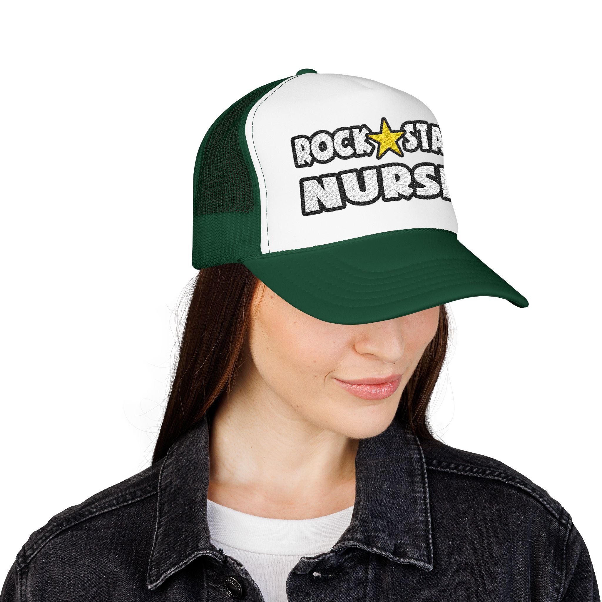 Rock Star Nurse (2) - Foam Trucker Hat