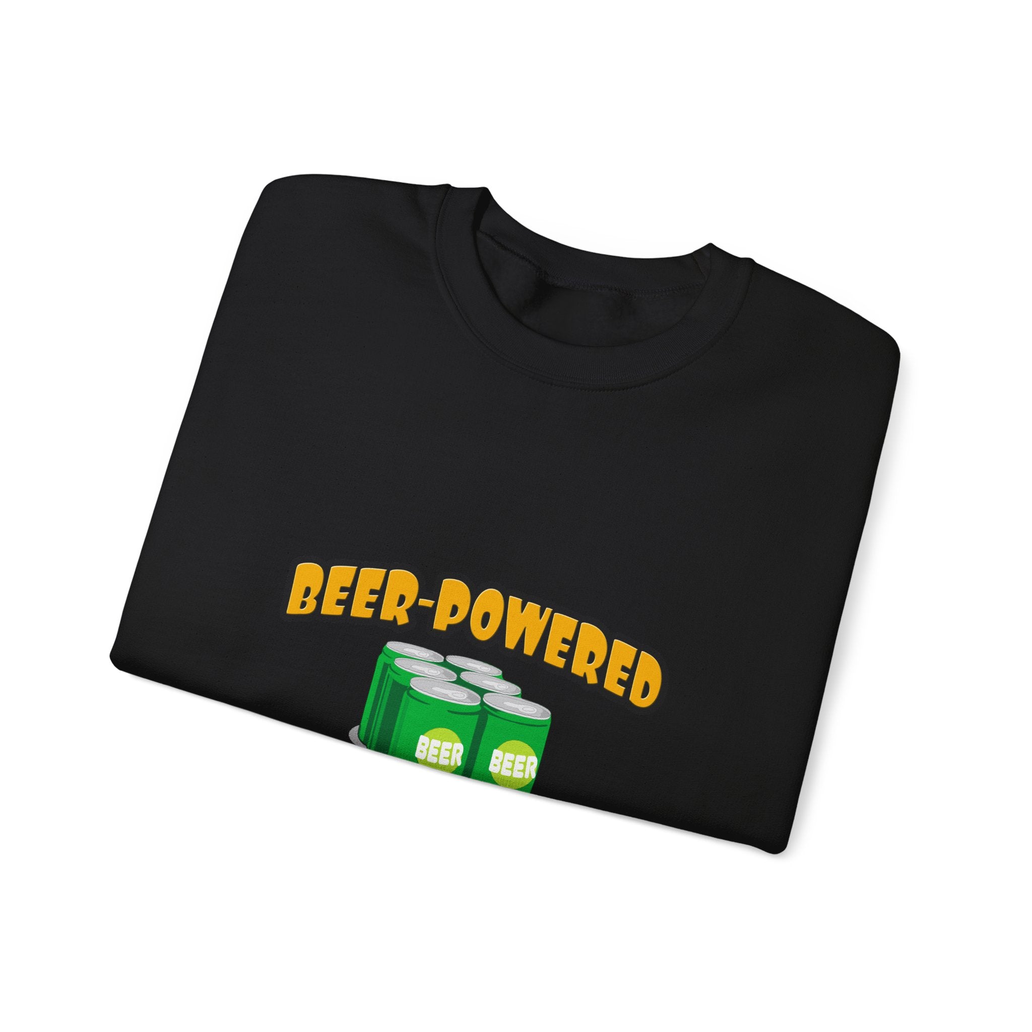 Beer Powered Teacher - Unisex Heavy Blend™ Crewneck Sweatshirt