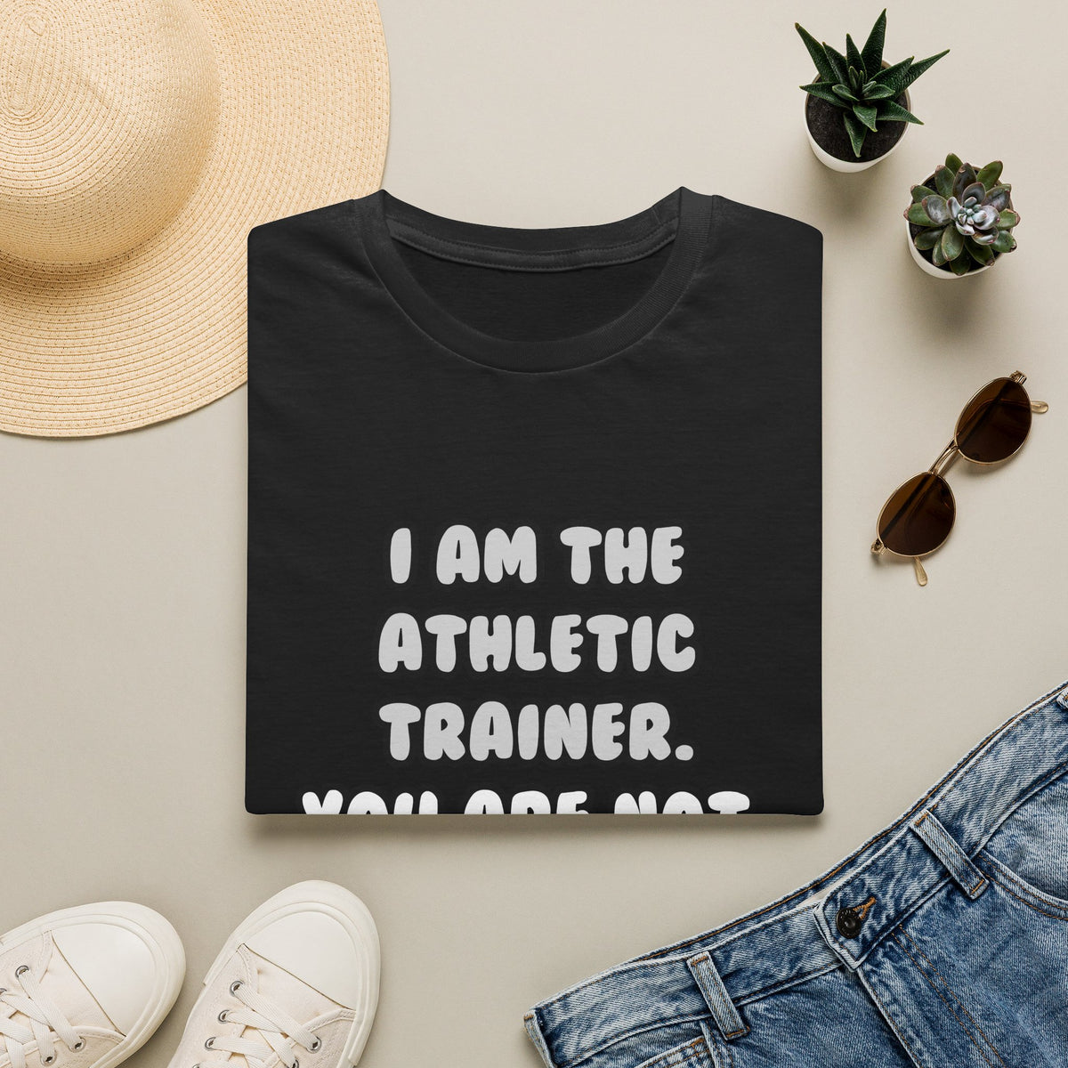 Deal With It ... Funny Athletic Trainer - Unisex Softstyle T-Shirt