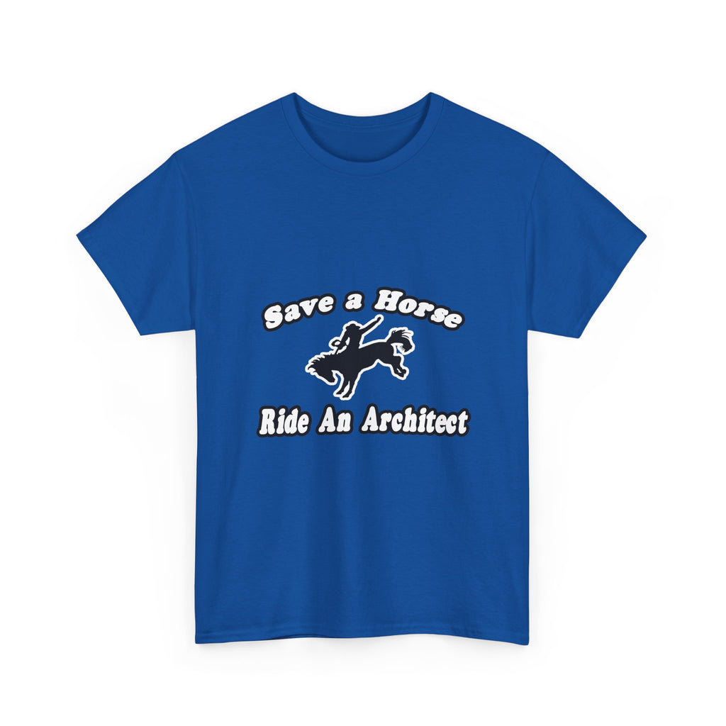 Save Horse, Ride Architect - Unisex Heavy Cotton Tee