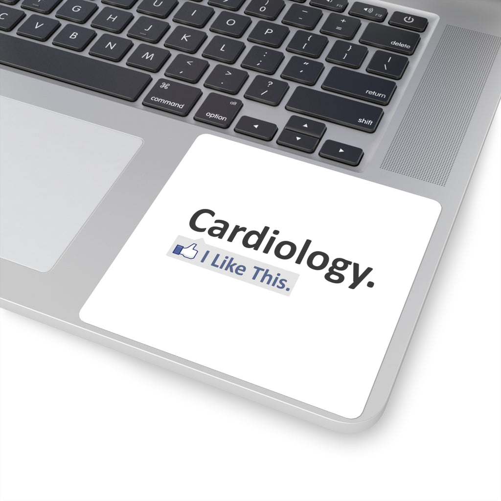 Cardiology...I Like This - Square Stickers