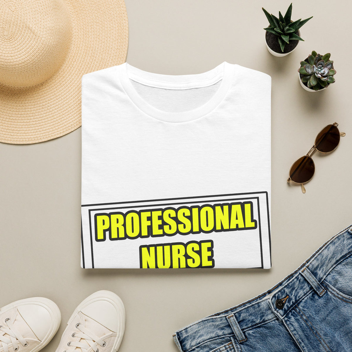 Professional Nurse...Don't Try This At Home - Unisex Softstyle T-Shirt