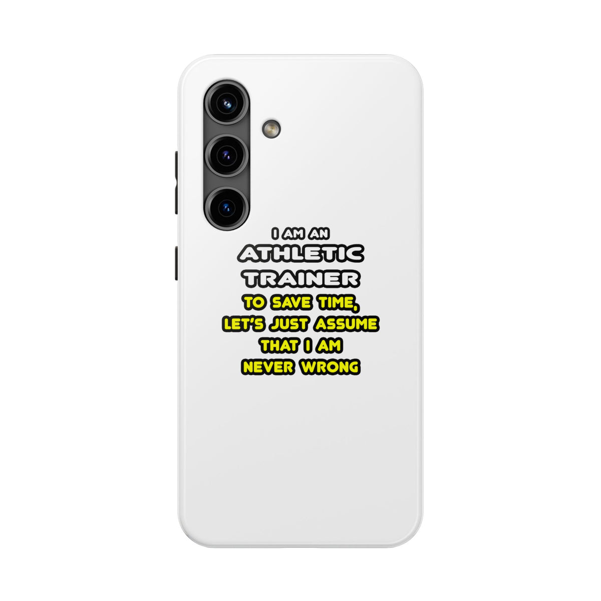 Funny Athletic Trainer T Shirts - Tough Phone Cases