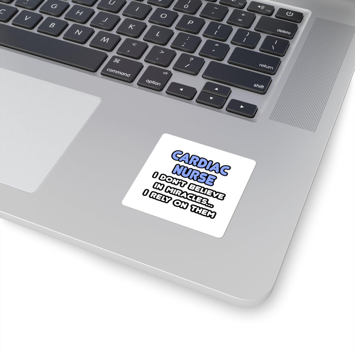 Miracles and Cardiac Nurses - Square Stickers