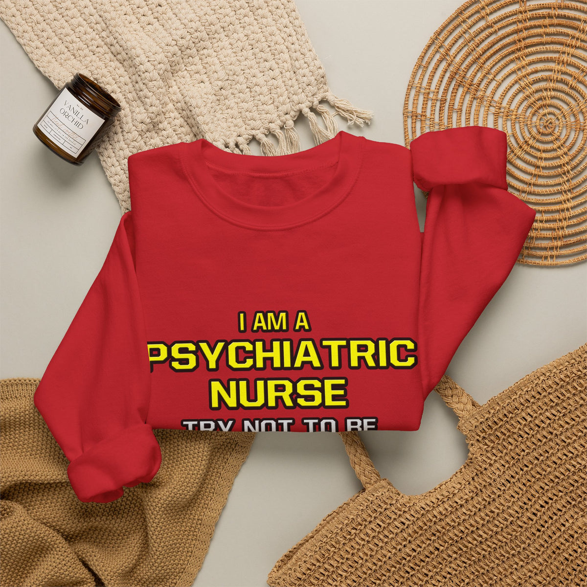 Psychiatric Nurse..Superior Intelligence - Unisex Heavy Blend™ Crewneck Sweatshirt