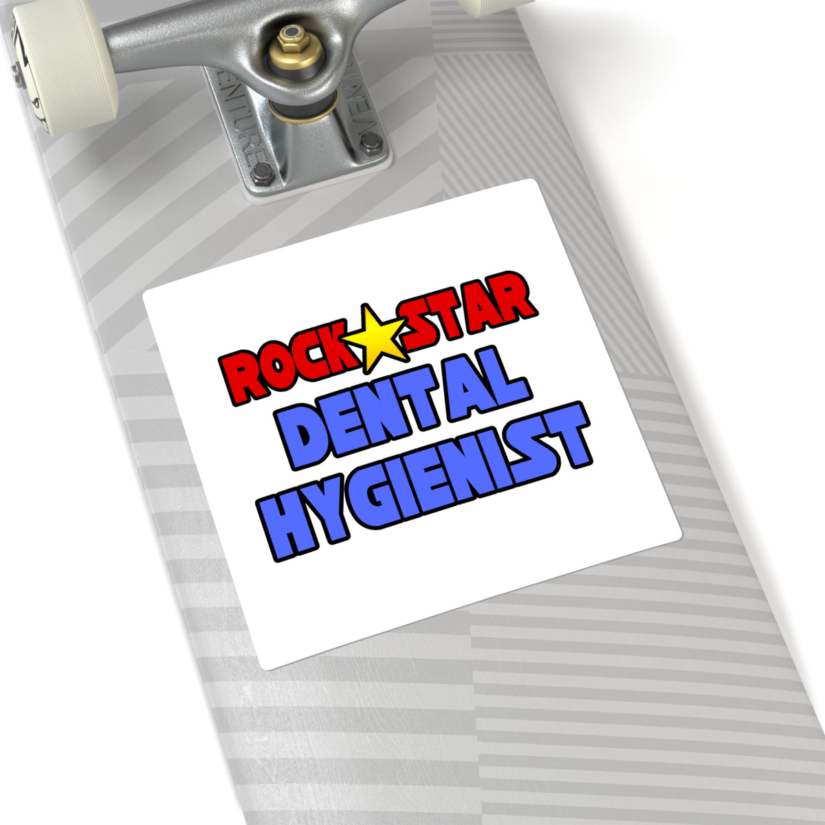 Rock Star Dental Hygienist - Square Stickers