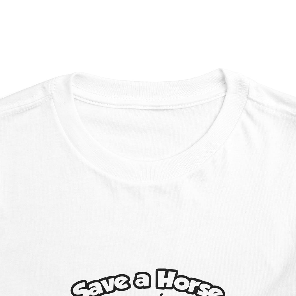 Save a Horse, Ride a Pediatric Nurse - Toddler Short Sleeve Tee