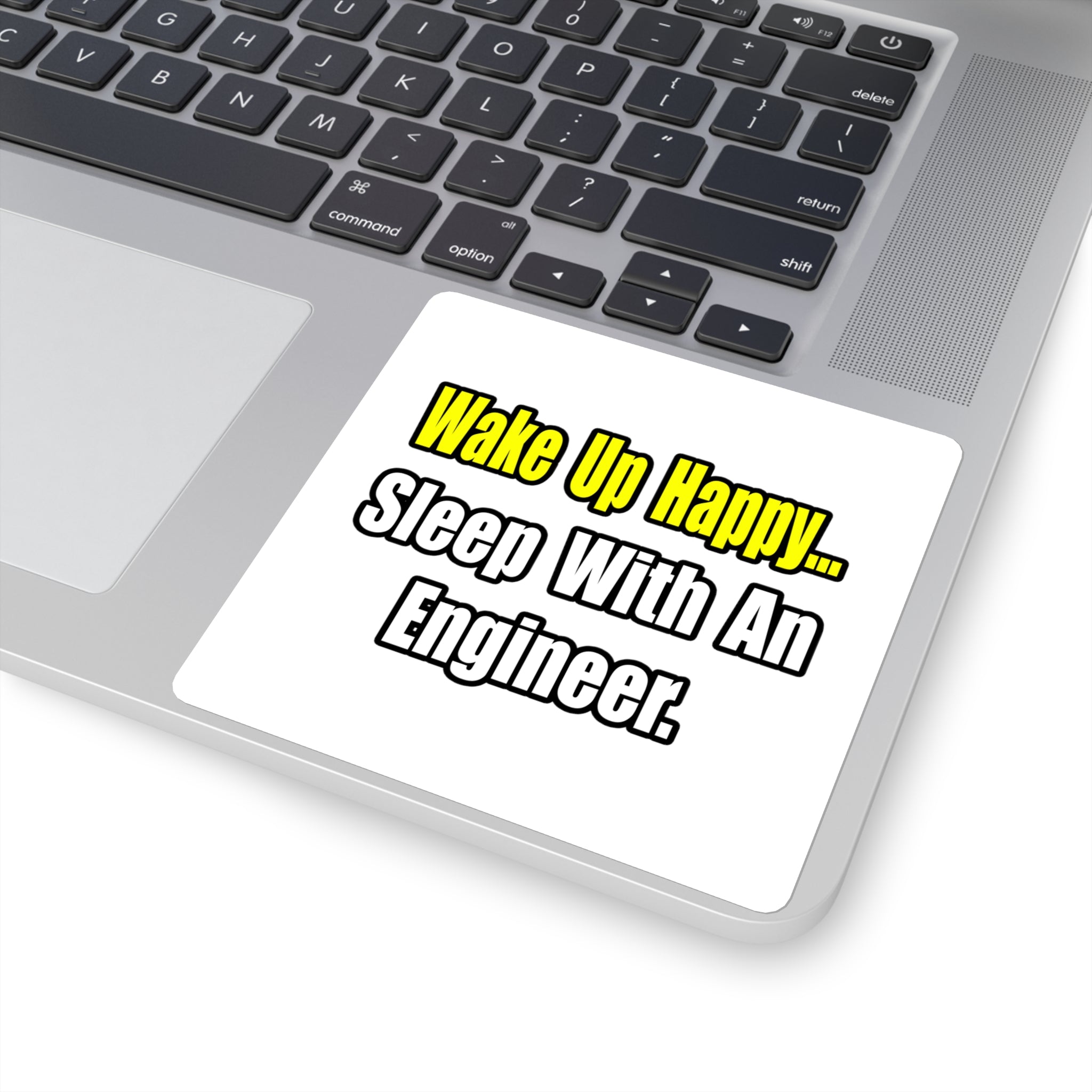 Sleep With Engineer - Square Stickers