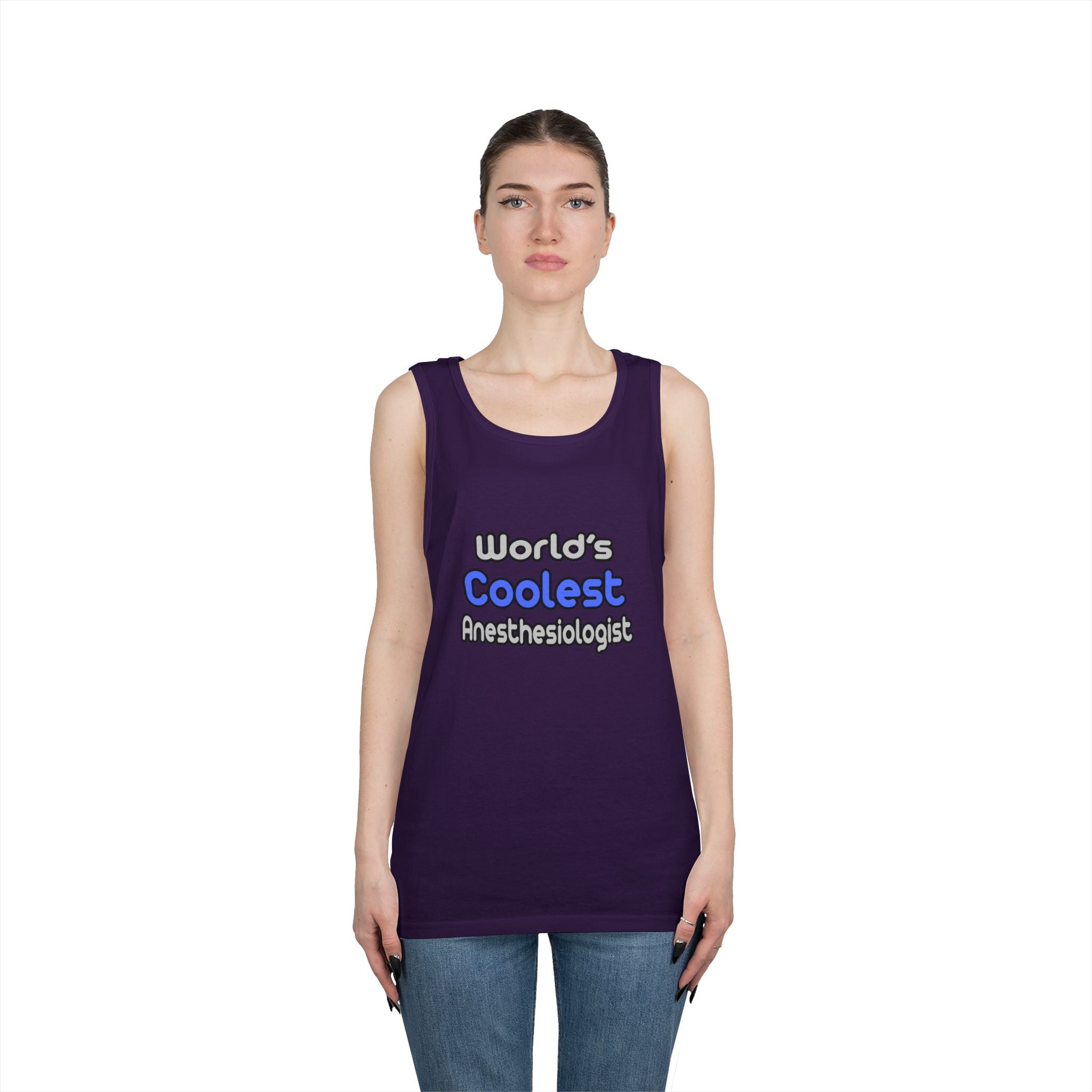 World's Coolest Anesthesiologist - Unisex Heavy Cotton Tank Top