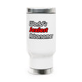 World's Sexiest Astronomer - Stainless Steel Travel Mug with Handle, 14oz