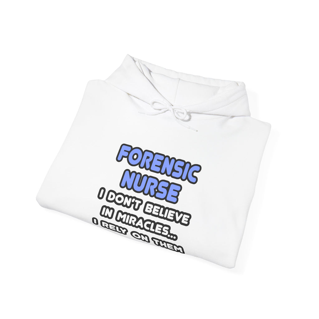 Miracles and Forensic Nurses - Unisex Heavy Blend™ Hooded Sweatshirt