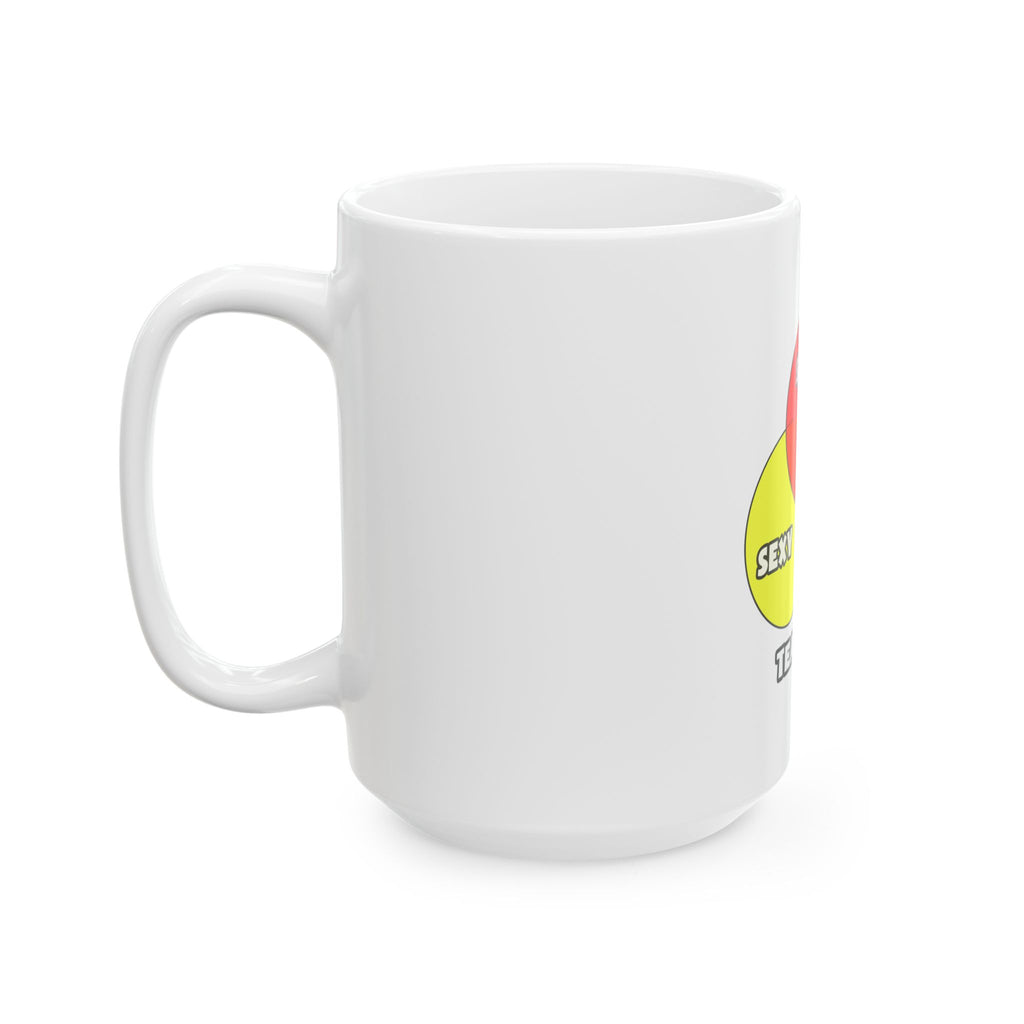 Venn Diagram .. Teachers - Ceramic Mug, (11oz, 15oz)