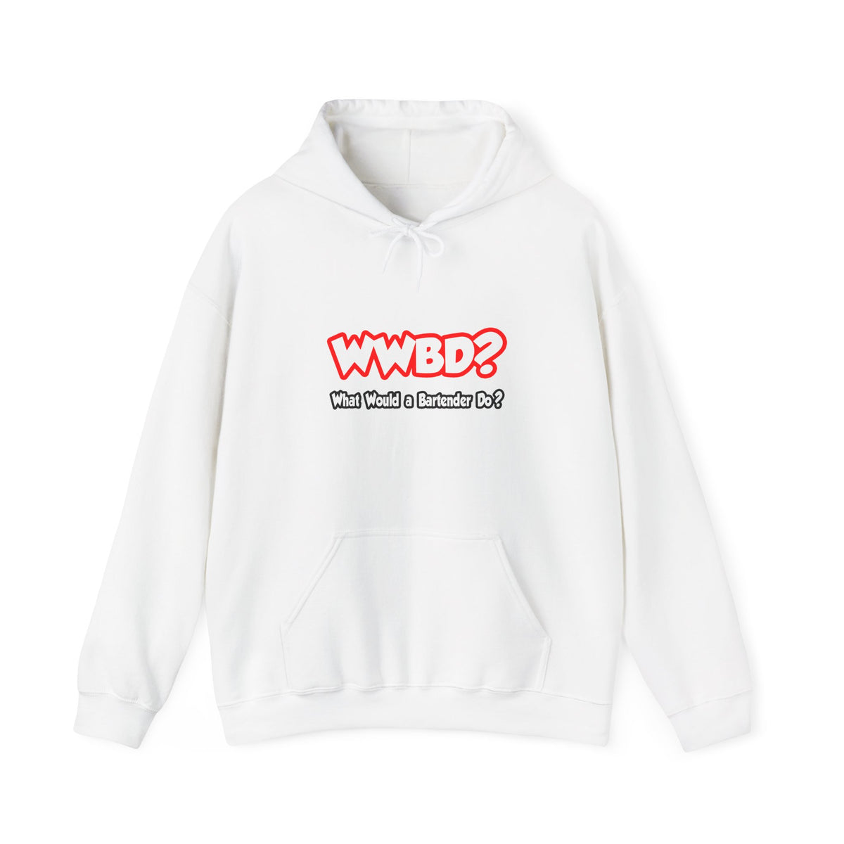 WWBD...What Would a Bartender Do - Unisex Heavy Blend™ Hooded Sweatshirt
