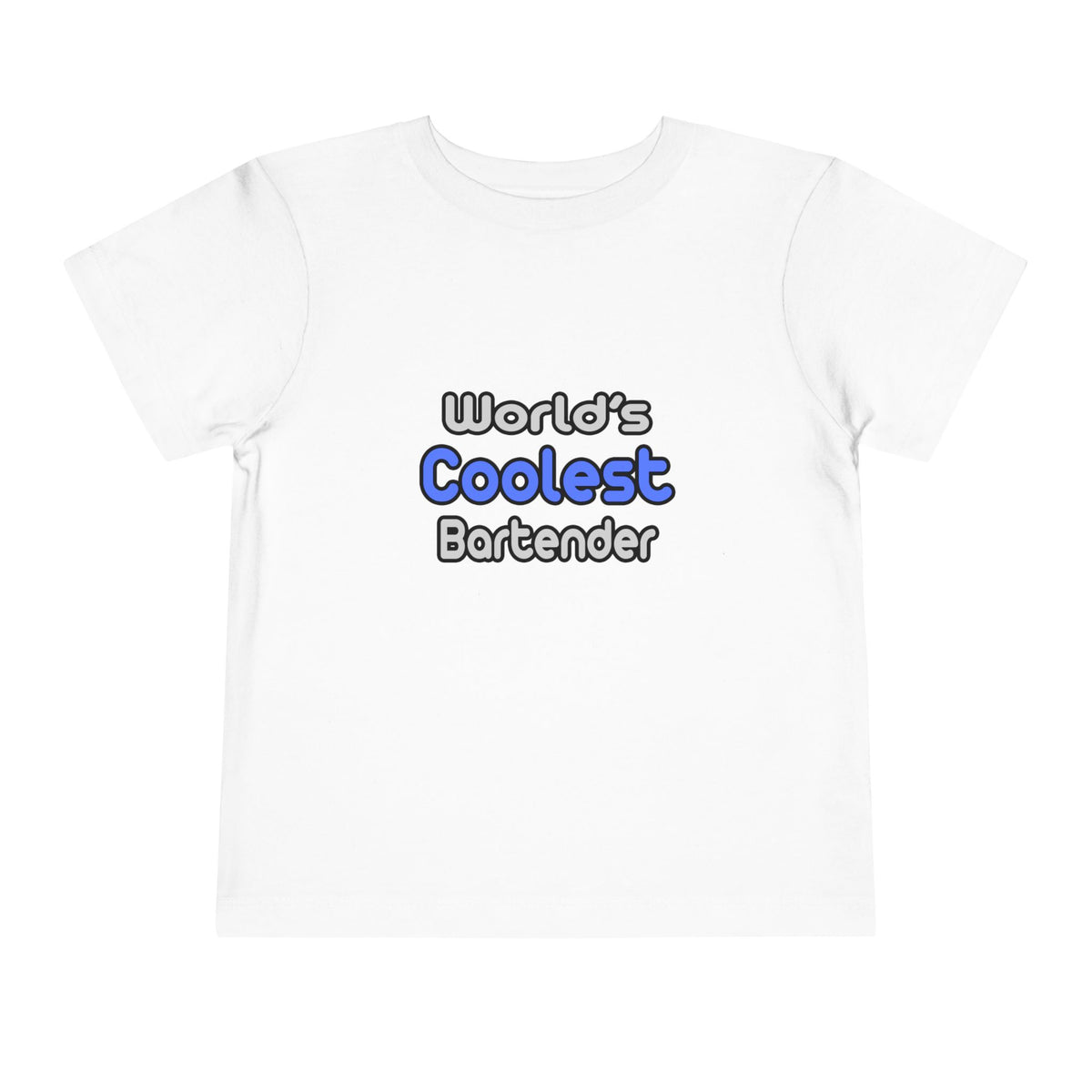 World's Coolest Bartender - Toddler Short Sleeve Tee