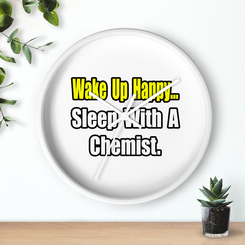 Sleep With Chemist - Wall Clock