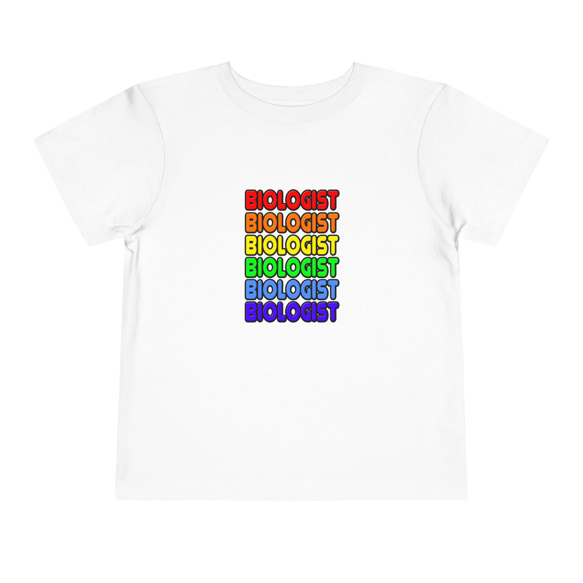Rainbow Biologist - Toddler Short Sleeve Tee