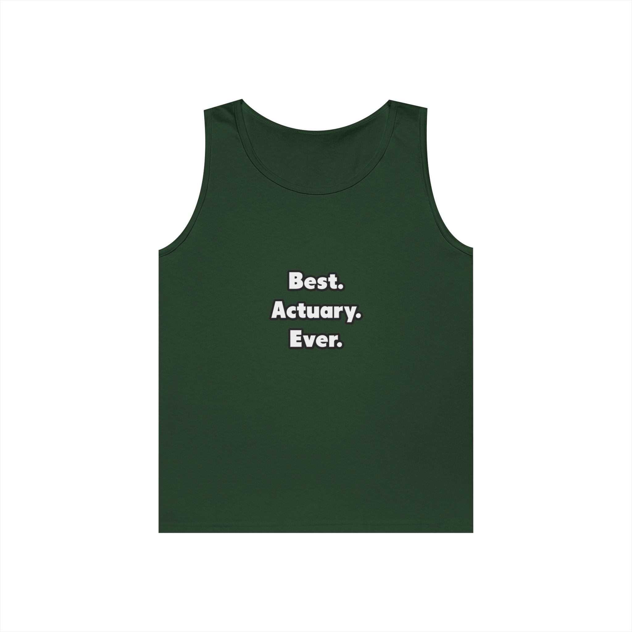 Best. Actuary. Ever - Unisex Heavy Cotton Tank Top